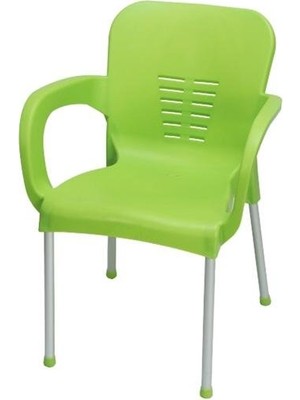 Comfort  Aliminyum Ayaklı YEŞİL 3 Adet Sandalye