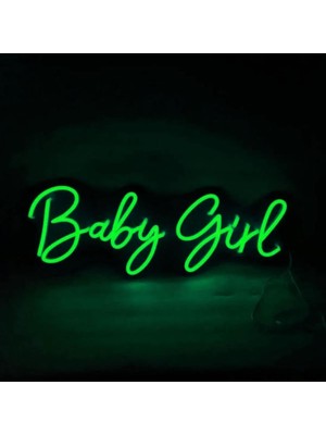 Sanec Baby Girl Yazılı Neon Tabela Dekoratif Aydınlatma