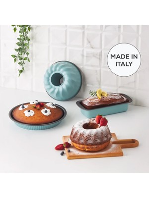 Karaca Multichef Valente 3 Parça Karbon Çelik Kek Kalıbı Seti Green