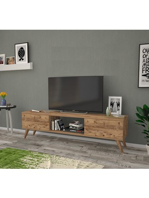 Ankara Mobilya Wood Atlantik Çam 160 cm  Tv Ünitesi