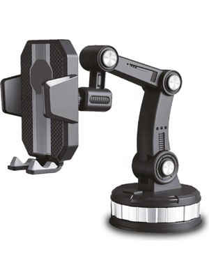 iThink 360 Derece Dönebilen Ayarlanabilir Araç İçi Vantuzlu Telefon Tutucu