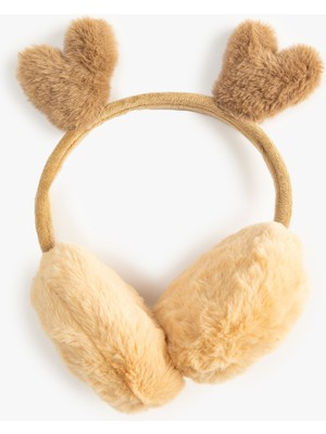 Koton Peluş Koruyucu Kulaklık Aplike Detaylı