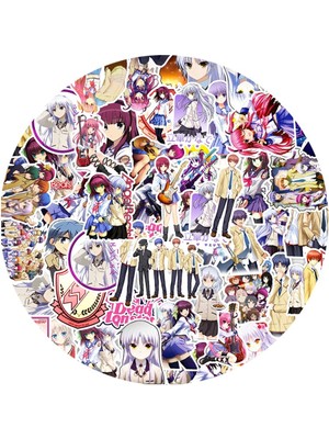 Wonder Like Anime Angel Beats Sticker Seti