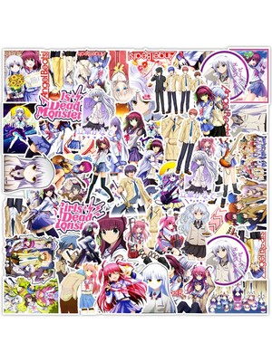 Wonder Like Anime Angel Beats Sticker Seti