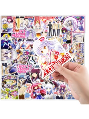 Wonder Like Anime Angel Beats Sticker Seti