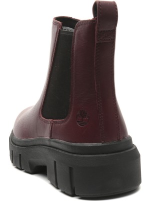 TB0A2QHQC601 Timberland Mıd Chelsea Boot Kadın Spor Ayakkabı Bordo