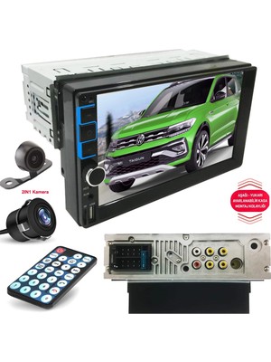 Twogo Tofaş Double Teyp 7inch 4X50W Ayarlanabilir Mirorlink Twogo Go-Şahin