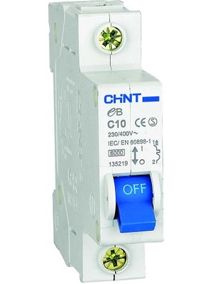 Chint Eb Serisi / 1 Kutuplu 4,5ka / C Tipi 16A Oto