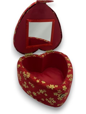 Nazarone Dikiş Kutusu Kalpli Aynalı NO:A210