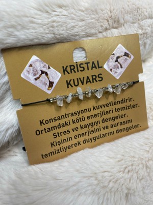 Peyker Moda Kristal Kuvars Bileklik