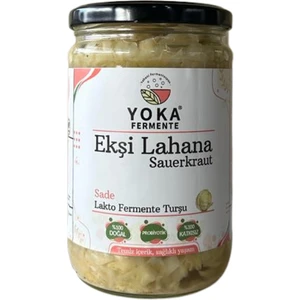 YOKA FERMENTE 
Ekşi Lahana Turşusu-Sauerkraut-SADE