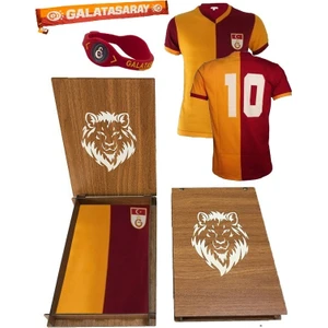 Metin Oktay Forması Atkı+Bileklik Ahşap Kutu Hediyeli