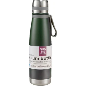 Weather Forecast 304 L Çelik Koyu Yeşil 850 ml Sıcak Soğuk Vacuum Bottle Matara Suluk CIN479YS