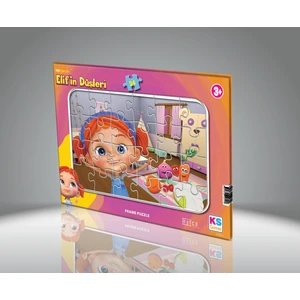 KS Games Elif'in Düşleri 24 Parça Frame Puzzle ED704-1