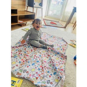 Family, Su Geçirmez 145X150 cm Mama Sandalyesi Altı Yer Örtüsü, Çok Amaçlı