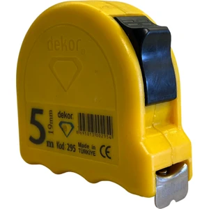 Hassan Dekor Şerit Metre Sarı 5M*19MM