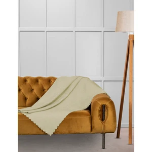 Velerde Home Jakar Şönil Kaymaz Koltuk Örtüsü Şalı Standart En 175CM x Boy 215CM Krem