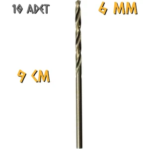 Kupa Hırdavat Kupa Tyson Metal Ahşap Delici Hss Matkap Ucu 6.0 Mm. - 10 Adet