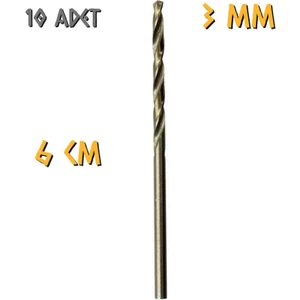 Kupa Hırdavat Kupa Tyson Metal Ahşap Delici Hss Matkap Ucu 3.0 Mm. - 10 Adet