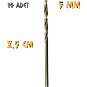 Kupa Hırdavat Kupa Tyson Metal Ahşap Delici Hss Matkap Ucu 5.0 Mm. - 10 Adet