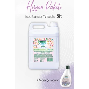Green Clean Baby Bitkisel Çamaşır Yumuşatıcı Lavanta 5 Lt ve Şampuan 275 ml