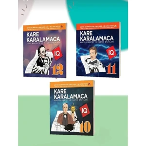 Kare Karalamacalar Seri 4 - 7'den 70'e Akıl Oyunları ( 3 Kitaplık Zevkli Oyunlar) - Ahmet Karaçam