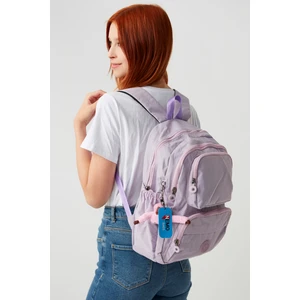 Nemo Bags Lila Orta Boy Sırt Çantası Okul Çantası Laptop ve Seyahat Çantası Su Geçirmez Spor