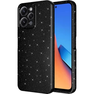 Xiaomi Redmi 12 Uyumlu Koton Serisi Kamera Korumalı Simli Lüks Silikon Kılıf