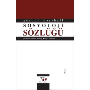 Sosyoloji Sözlüğü