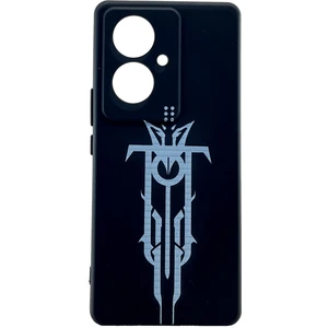 Vivo V29 Lite Kılıf Siyah Dövme Tatto Desenli Telefon Kapağı Tam Koruma