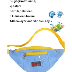 Dys Case Kolej Çok Renkli Bel ve Omuz Askılı Çanta Çapraz Çanta Unisex Su Geçirmez 3 L Kolej Model Çanta