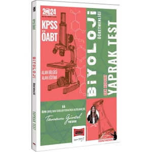 Yargı Yayınevi 2024 KPSS ÖABT Biyoloji Öğretmenliği Yaprak Test
