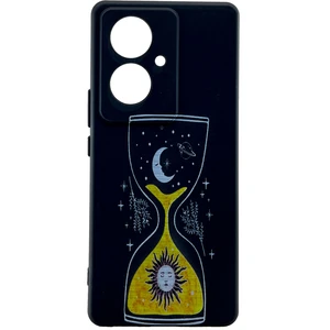 Vivo V29 Lite Kılıf Siyah Kum Saati Zaman Desenli Telefon Kapağı Tam Koruma