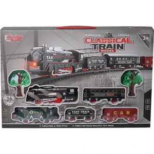 Vardem Oyuncak JHX6687 Klasik Model Tren Seti Oyuncağı 26 Parça
