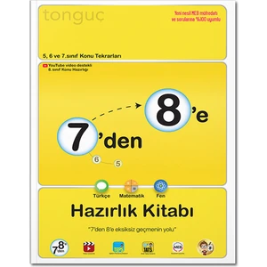 Tonguç Akademi 7'den 8'e Hazırlık Kitabı