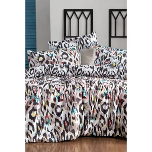 Felida Bej Çift Kişilik %100 Pamuk Poplin Çift Taraflı Nevresim Takımı