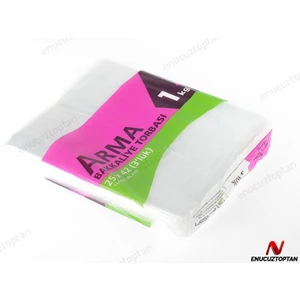 ARMA ŞEFFAF Bakkaliye torbası (poşeti) 3'lük    25 x 42