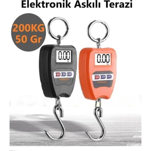Elektronik Askılı Terazi 200 kg Çengeli Baskül