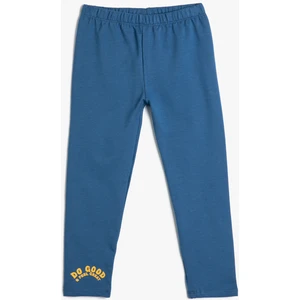 Basic Jogger Eşofman Altı Beli Lastikli Pamuklu Baskı Detaylı