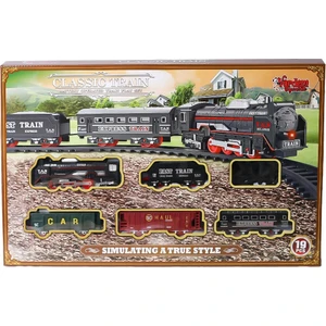 Vardem Oyuncak JHX3308 Klasik Tren Oyuncak Seti 19 Parça