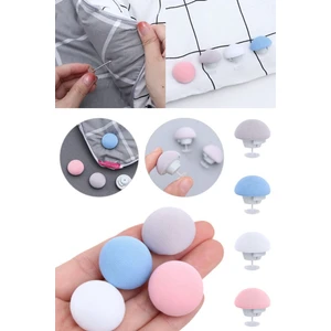 6 Adet Mantar Yorgan Klipsi Battaniye Klipsi Battaniyelerin Kilit Kaymaz Klips Yorgan Klipsi