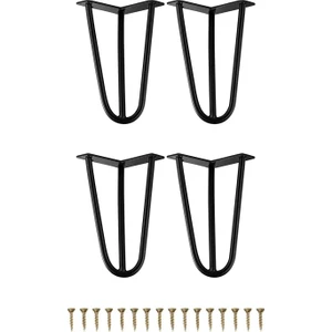 Albatros Metal Mil Model Metal Mobilya, Dolap, Koltuk, Tv Ünitesi Ayakları (4 Adet)-Robot Süpürge İçin Uygundur