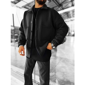 Abluka Online Oversize Basic Rahat Ceket Siyah