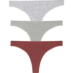 3'lü Koton Brazilian String Külot