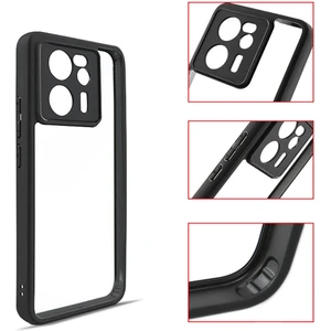 Mi 13T Kılıf Kamera Korumalı Şeffaf Arka Yüzey New Roll Kapak