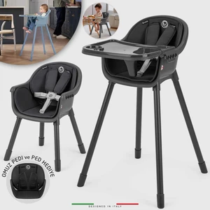 Misto 4in1 Bebek Mama Sandalyesi ve Mama Oturağı Iç Pedli Antrasit
