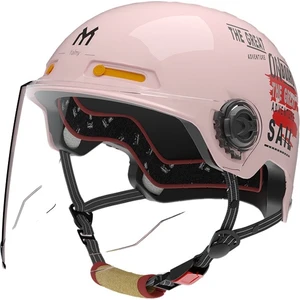 Retro Harley Yarım Kask 3c Hafif Motosiklet Kaskı (Yurt Dışından)