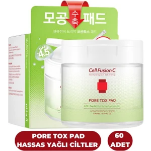 Cell Fusion C Pore Tox Pad Tüm Cilt Tipleri Için Gözenek Sıkılaştırıcı Gözenek Bakım Pedi 60 adet