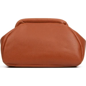 Kadın Trend Camel Deri Clutch Portföy Çanta