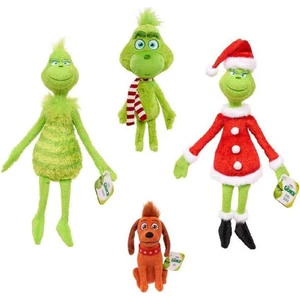 4 Adet Bebek-Noel Grinch+Eşarp Grinch+Grinch+Köpek (Yurt Dışından)